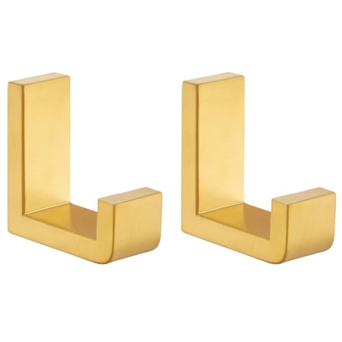 Towel Hooks Brushed Dark Gold (2 Pack / Brushed Dark Gold)