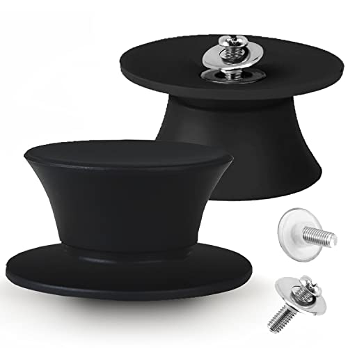 Universal Pot Lid Replacement Knobs (2 Knobs Black)