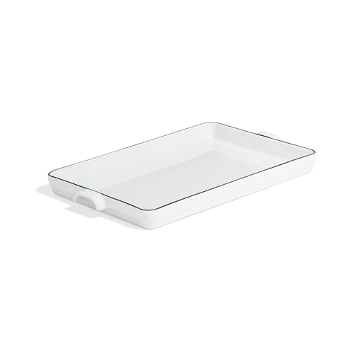Cookware Baking Slab (Navy Rim)