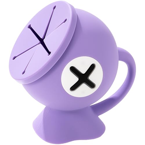 Li&Zhao Toddler Snack Cups (Purple)