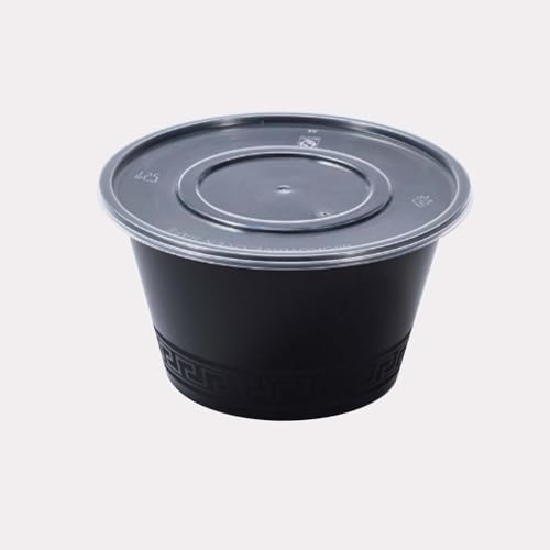 26oz Round Plastic Meal Prep Containers Reusable With Lids (26 oz round box)