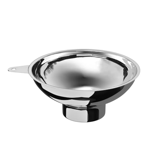 5.7 in X 2.26 in Caliber Stainless Steel Canning Funnel for Regular Caliber Mason Jars