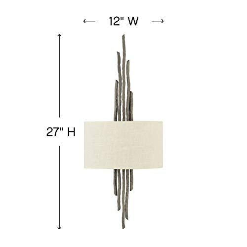 Fredrick Raymond Spyre Large Two Light Sconce (Metallic Matte Bronze)
