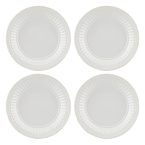 895720 French Perle Groove Dessert Plates (Dessert Plates, Set of 4)