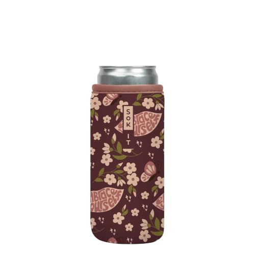 CanSok Sleeve for Beer & Soda Insulated Neoprene Cover (Self Love / 12oz Slim Can Sleeve)