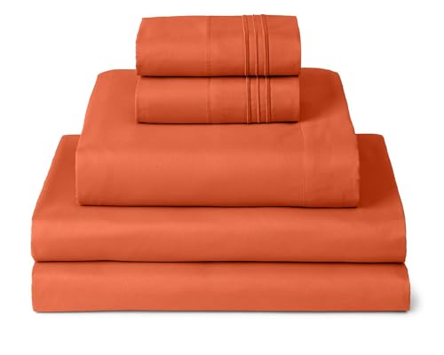 Iconic 5 Piece (1667 Poppy Orange / Split King)