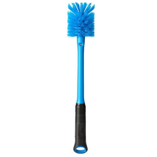 2-in-1 Bottle Brush and Straw Cleaner Brush, Breezy Blue, 1 Pack (Breezy Blue / 1 Count (Pack of 1))