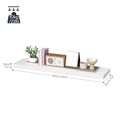 Floating Shelves for Wall (White / 31.5 Inches)