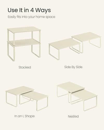 Cabinet Organizer Shelf (2 Count)