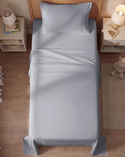 Twin Size 3 Piece Sheet Set (05 - Steel Blue / Twin)