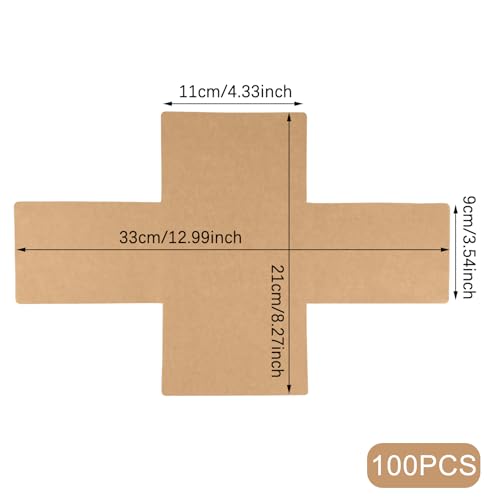 100 Pcs 8x4 in Loaf Pan Liners for Baking Bread Pan Parchment Paper (8.27*4.33 inch)