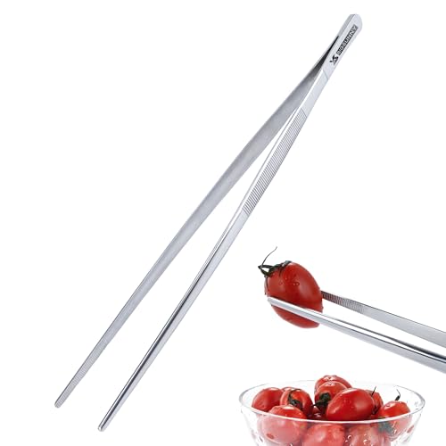 12 Inch Kitchen Tweezers Fine Tweezer Tongs (12" Tweezers)
