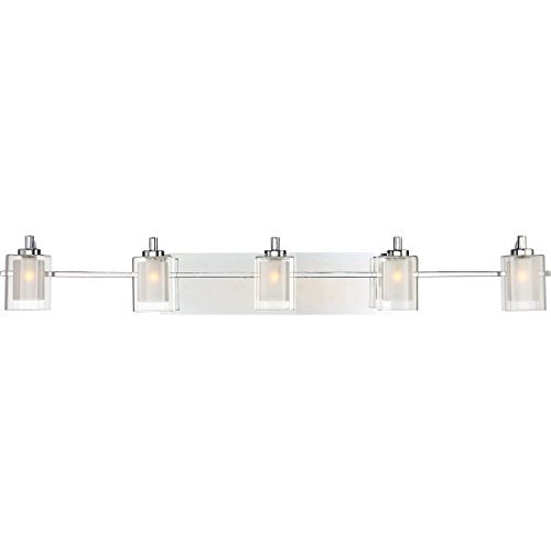 Kolt 42" LED Vanity Light (5-Light / Polished Chrome)