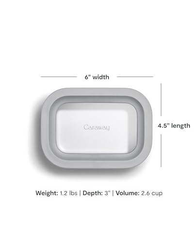 6 Piece Food Storage Container Set (Gray / 2.6 Cup Food Storage (6x))