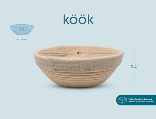 Banneton Bread Proofing Set (Round Shape)