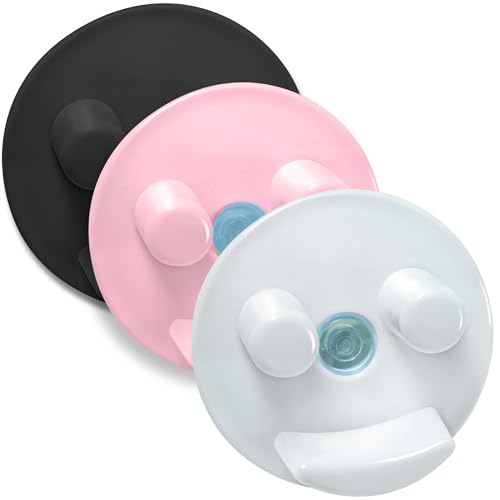 BeraTek Smiley Face Sponge Holder for Kitchen Sink (Multi-Color 3 Pack)