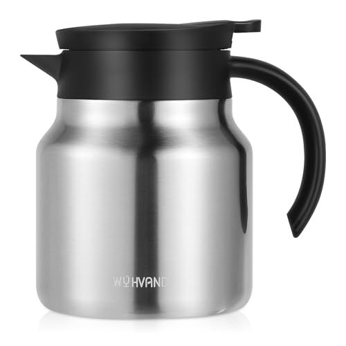 Small Insulated Coffee Carafe (Silver / 27 Ounces)