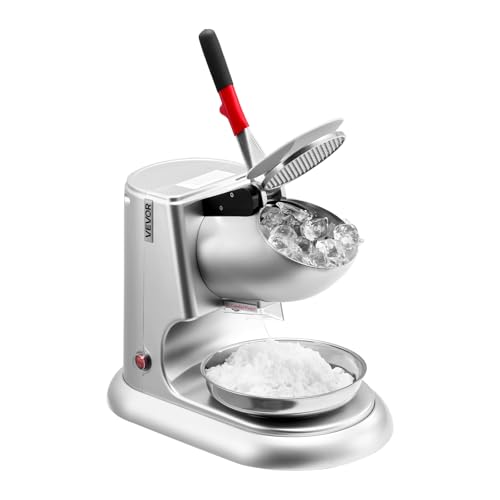 Ice Crusher Machine (Silver / 220LBS/H-Heightened)