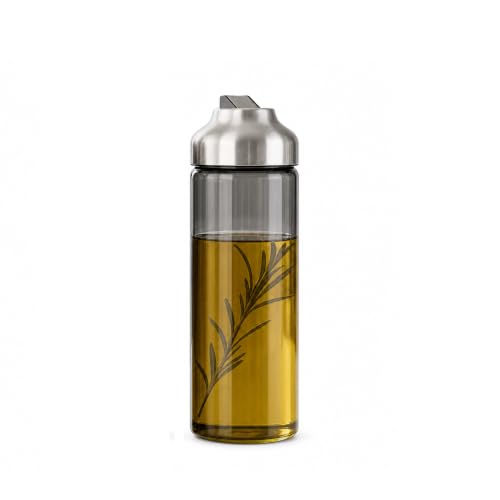 Olive Oil Dispenser Bottle for Kitchen (Grey / 14OZ Set of 1)