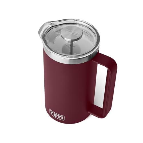 Rambler 34 oz. French Press Coffee Maker (34 Ounce / Wild Vine Red)