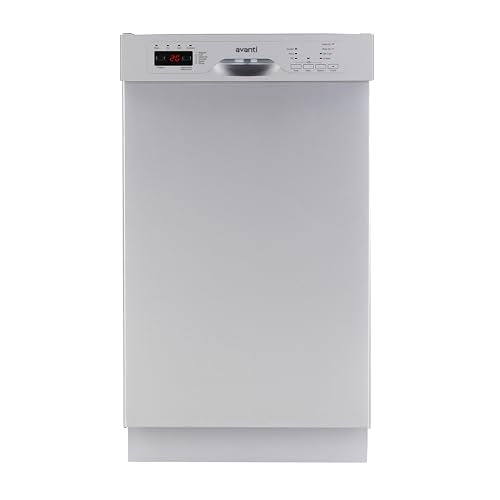 18 Inch Dishwasher Machine with LED Display (Stainless Steel / 18-Inch)