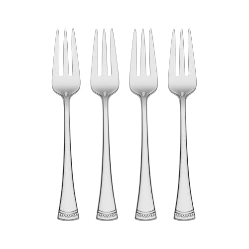 Portola Cocktail Forks Silverware Set for 4 (Cocktail Forks, Set of 4)