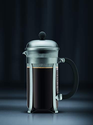 34oz Chambord French Press Coffee Maker (Matte Chrome / 34 oz)