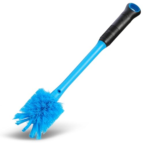 2-in-1 Bottle Brush and Straw Cleaner Brush, Breezy Blue, 1 Pack (Breezy Blue / 1 Count (Pack of 1))