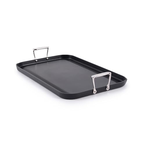 HA1 Hard Anodized Nonstick Griddle Pan For Stovetop 13 x 20 Inch (Griddle / 13" x 20" Double burner)