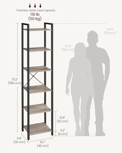 6 Tier Bookshelf