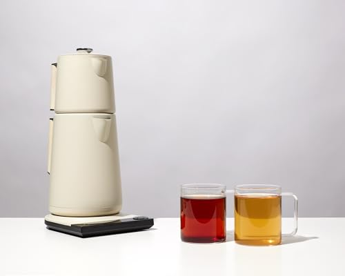 Turkish Tea Maker Machine Pro (Pearl White)