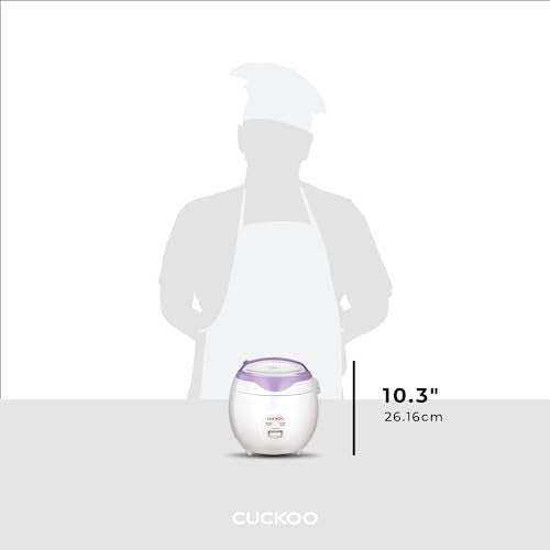 Electric Heating Rice Cooker CR (3 Liters / 3.2 Quarts / Violet/White)
