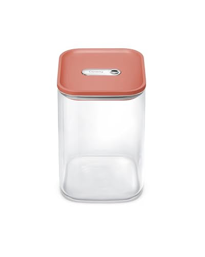 4 qt Glass Airtight Food Storage Container with Lid (Perracotta / 4qt Container)