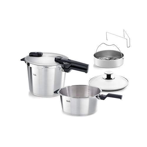 Vitaquick Premium Pressure Cooker (6.3 Quarts + 3.7 Quarts / Stainless Steel and Silver)