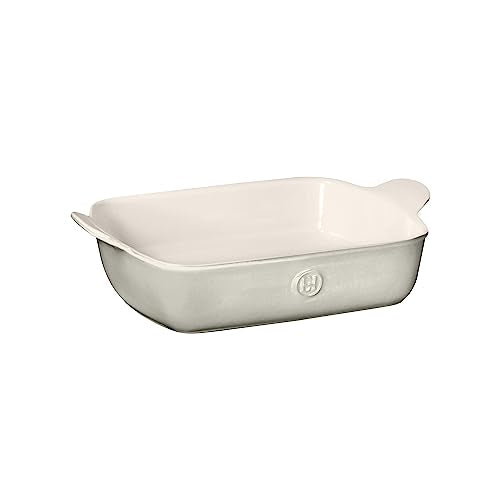 11" x 8" 3 qt Medium Rectangular Baker (Pearl Gray)