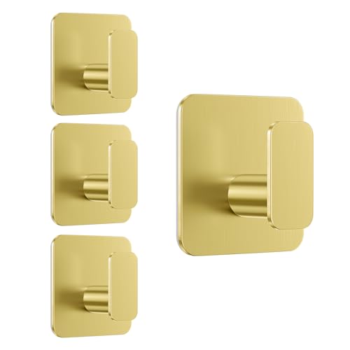 Gold Hooks for Hanging Heavy Duty (Gold-4)