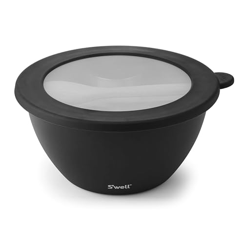 Stainless Steel Salad Bowl Kit XL 184oz (Onyx / 184oz)