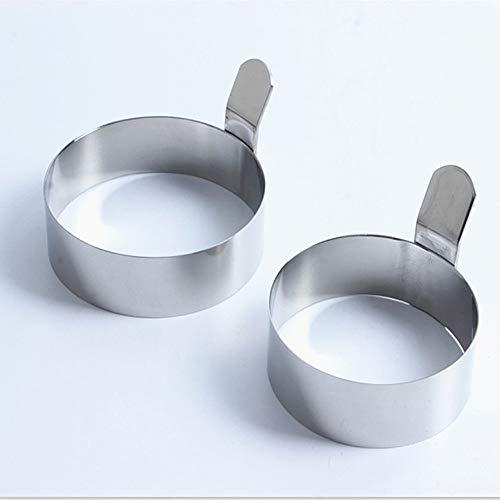 Egg Ring 3 Inch Stainless Steel Omelet Mold Pancake Ring Metal Kitchen Cooking Tool