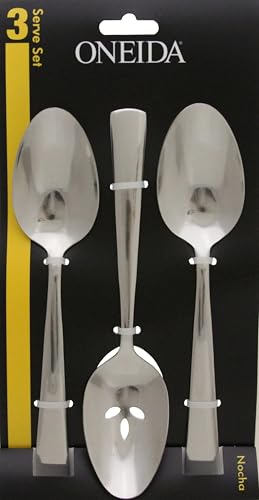 Nocha Everyday Flatware Serving Spoons (Set of 3 / Serving Spoons, Set of 3)