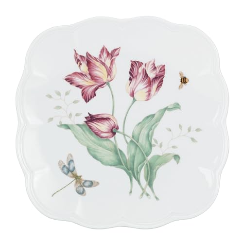 Butterfly Meadow Square Porcelain 18 (18-Piece Dinnerware Set, Square)