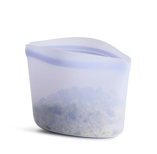 Silicone Reusable Storage Bag (Lavender / 2-Cup)
