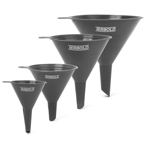 4pc Funnel Nesting Set in BPA Free Plastic for Kitchen Cooking