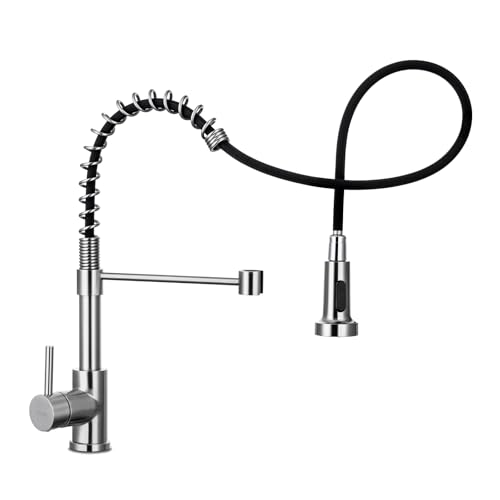 Pull Out Kitchen Faucet (Brushed Nickel)