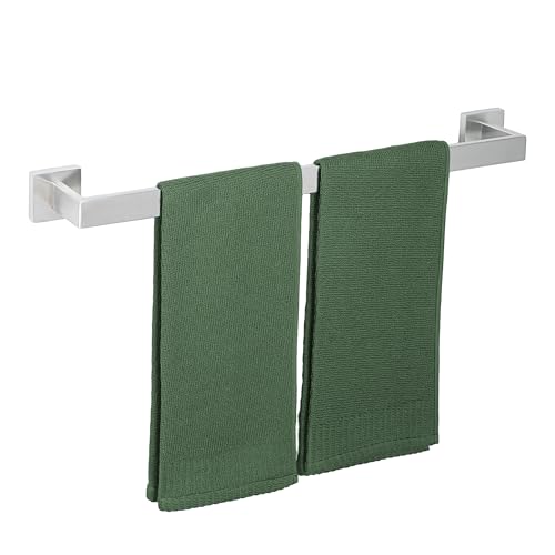 Towel Bar Towel Racks for Bathroom Wall Mount 24 Inch (Single 24 Inch / Brushed Nickel)