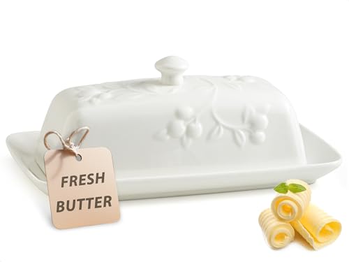 Butter Dish with Lid for Countertop