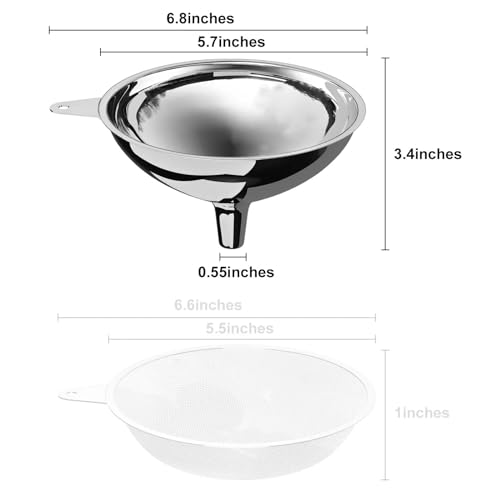 Stainless Steel Large Funnel