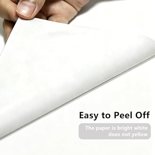 Half Sheet Self Adhesive Shipping Labels for Laser & Inkjet Printers White Blank (8-1/2"×5-1/2" (2-UP) / 150 Sheets)