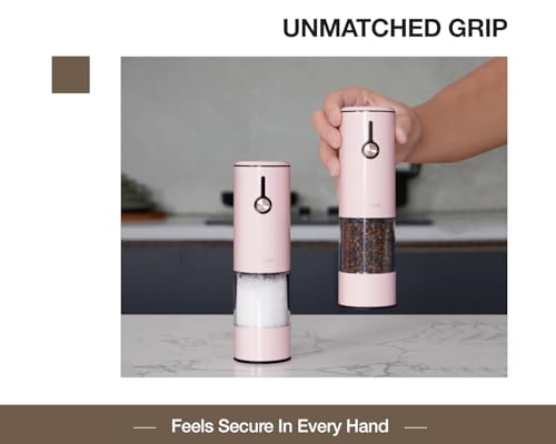 Electric Pepper Grinder and Salt Mill Set (2 Count)