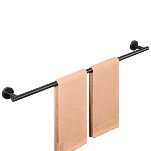 Towel Racks for Bathroom 29 Inch (Matte Black / 31.5" (29" Hanging Length))