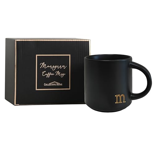 Black Ceramic Coffee Mug (Black-M)